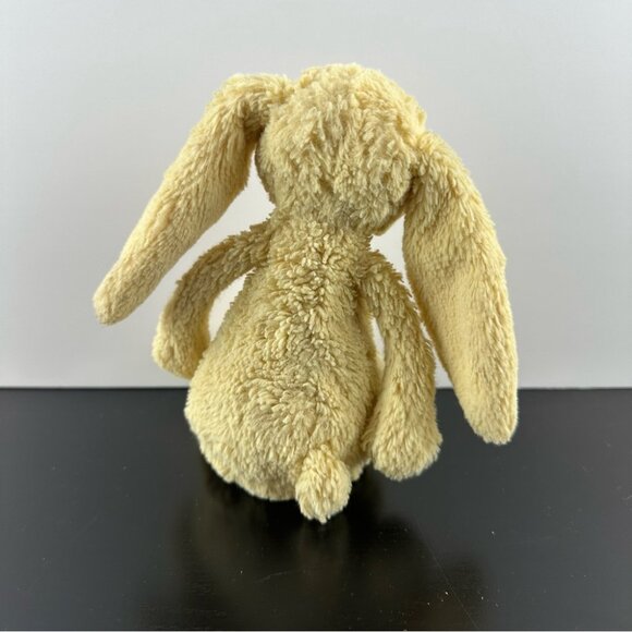 Jellycat Bashful Bunny Sunshine Lemon Yellow 8" Small Soft Lovey Stuffed Plush - Picture 3 of 6